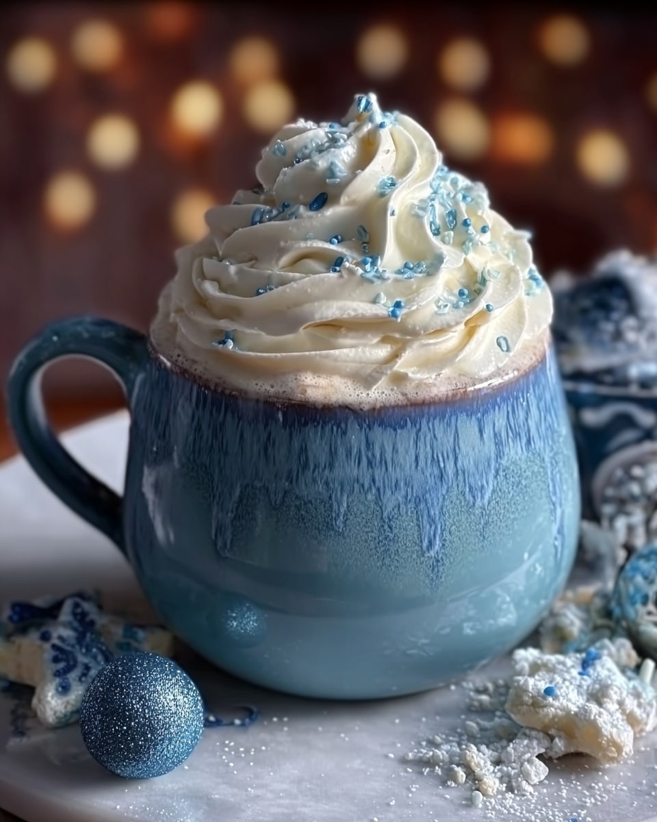 Frostbite Blue Christmas Cocoa Recipe - Recipe Image