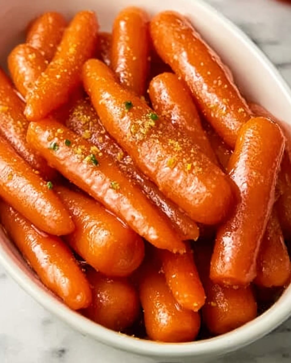 Slow Cooker Maple & Brown Sugar Glazed Carrots Recipe - Recipe Image
