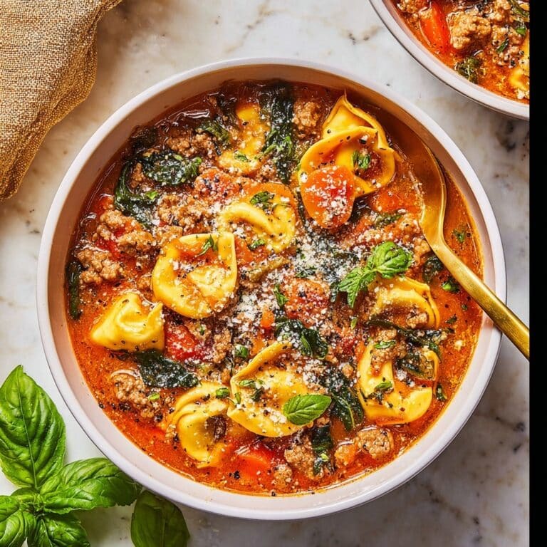 Crockpot Sausage Tortellini Soup Recipe