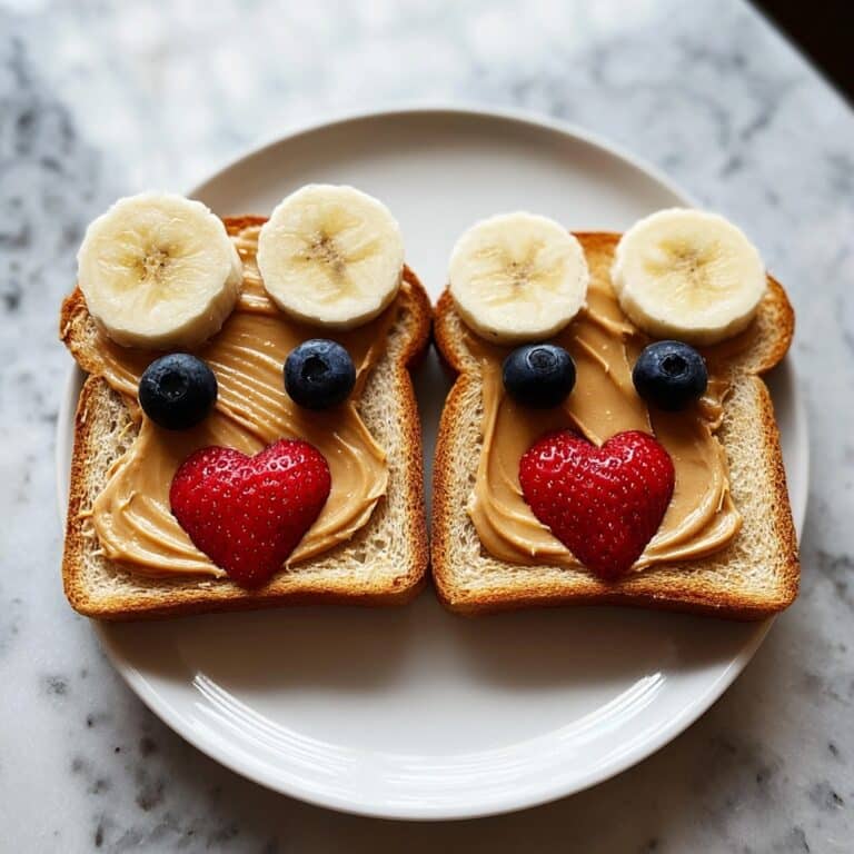 Fruity Teddy Bear Toasts Recipe
