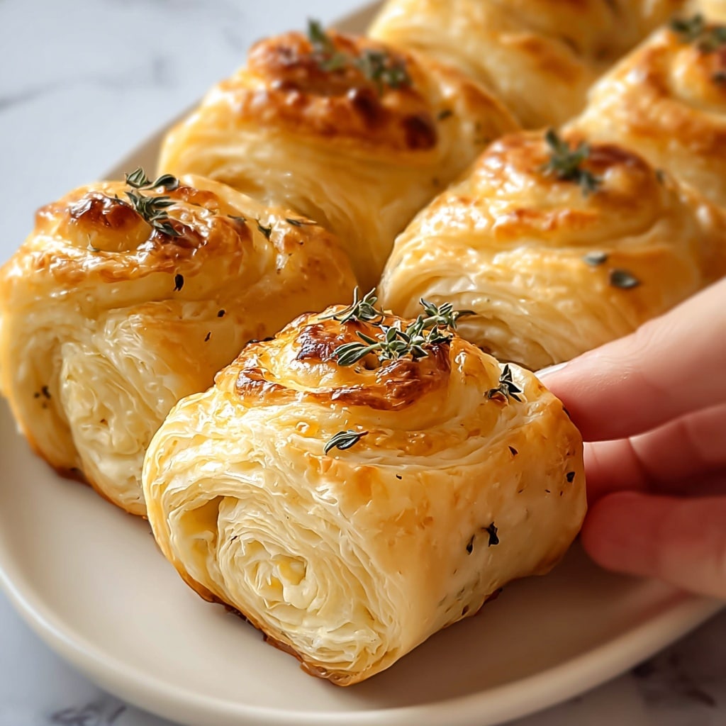 Cheesy Garlic Butter Rollups Recipe