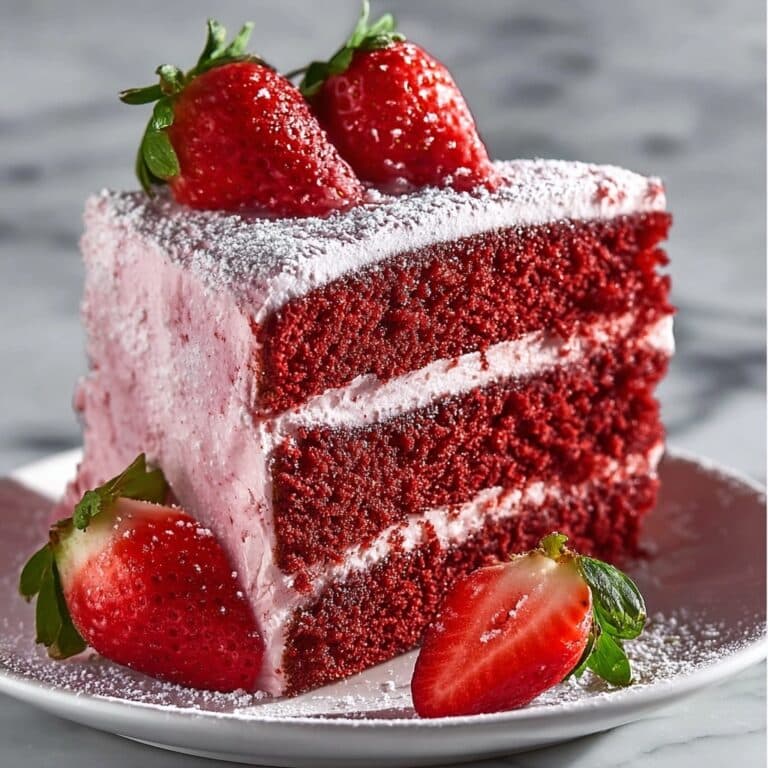 Strawberry Velvet Cake Recipe