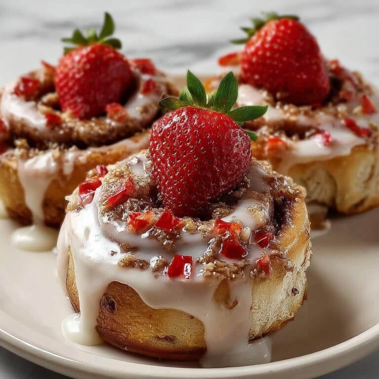 Strawberry Cheesecake Cinnabon Rolls Recipe