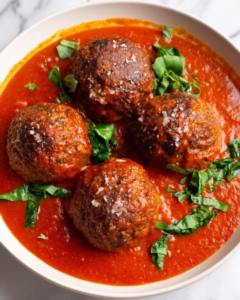 Turkey Meatballs in Pumpkin Sage Sauce Recipe