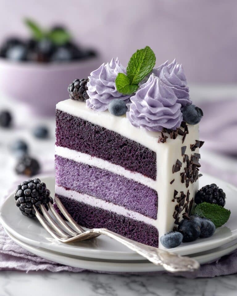 Purple Velvet Cake with White Chocolate Cream Cheese Frosting Recipe
