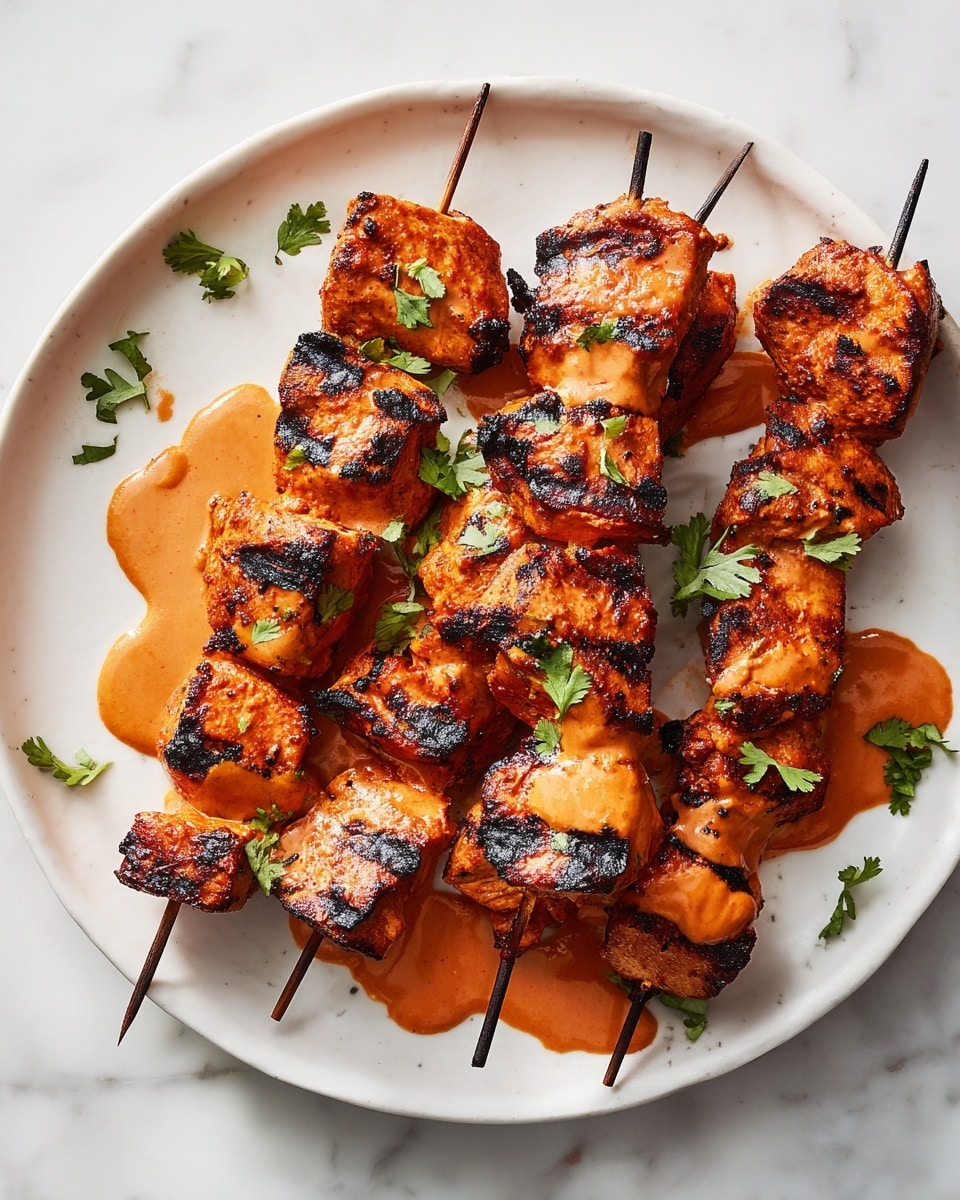 Peri Peri Chicken Skewers with a Butter Sauce Recipe - Recipe Image
