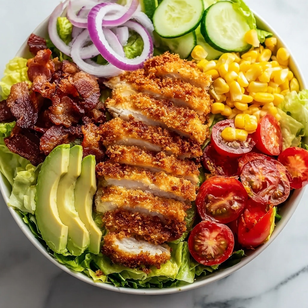 Honey Mustard Crispy Chicken Salad Recipe