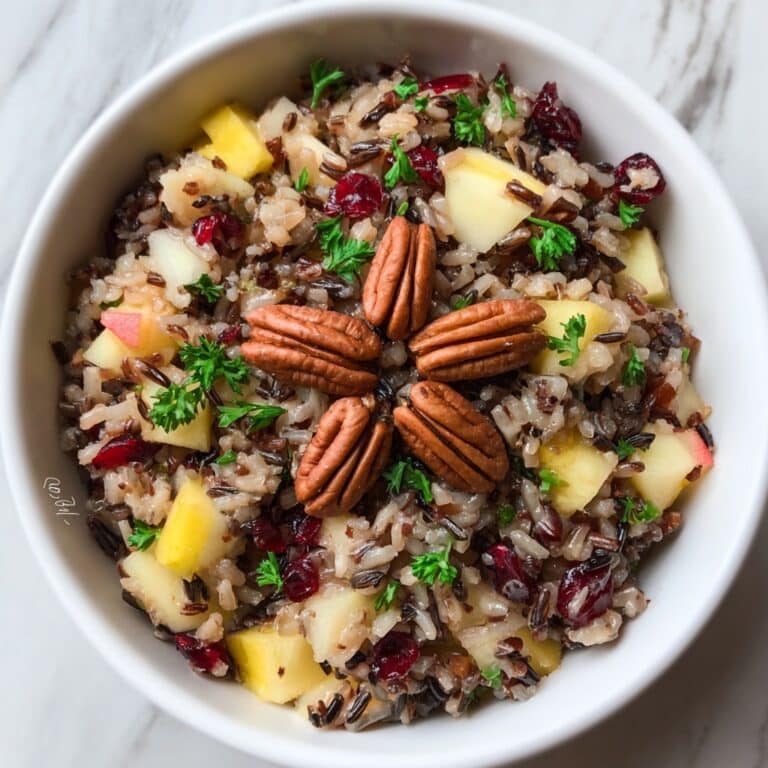Cranberry Apple Pecan Wild Rice Pilaf Recipe