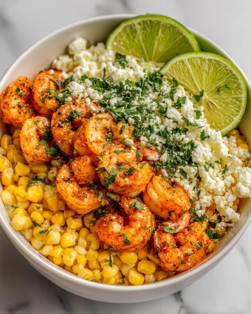 Mexican Street Corn Shrimp Recipe