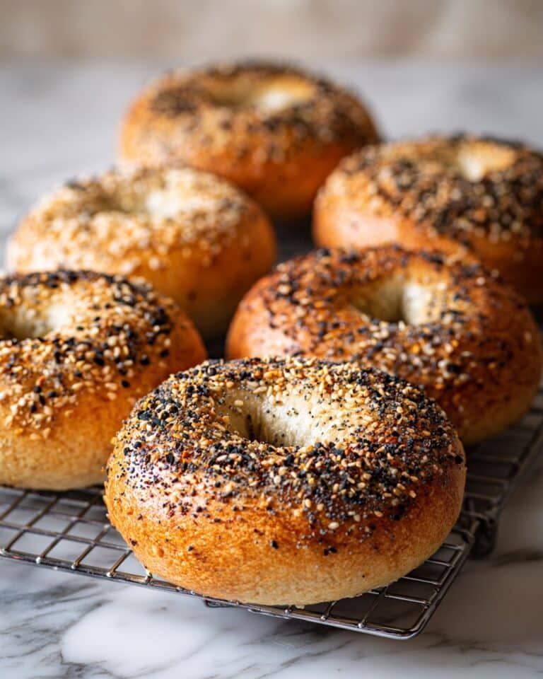Sourdough Discard Bagels with Chewy Crust Recipe