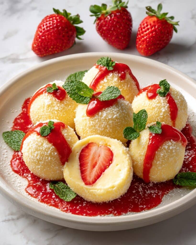 Traditional Polish Strawberry Knedle Recipe