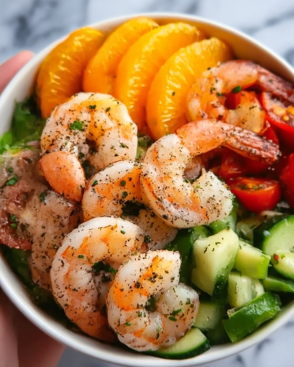 Colorful Shrimp & Veggie Bowl Recipe - Recipe Image