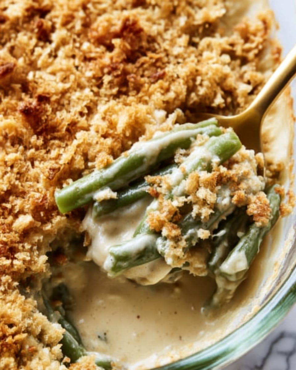 Green Bean Casserole with Mushrooms and Parmesan Recipe - Recipe Image
