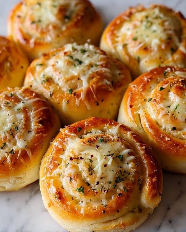 Homemade Garlic Cheese Rolls Recipe