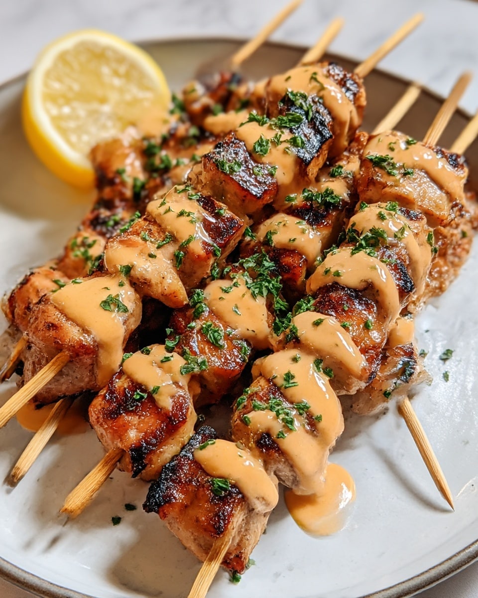 Bang Bang Chicken Skewers Recipe - Recipe Image