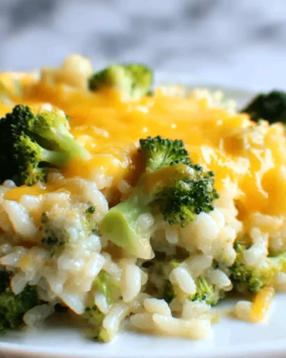 Broccoli Cheese Rice Casserole Recipe - Recipe Image
