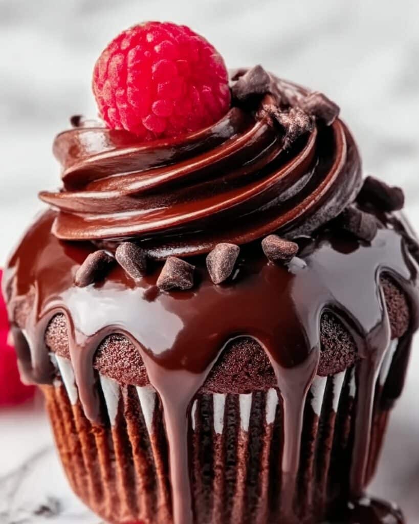 Irresistible Raspberry Chocolate Cupcakes Recipe