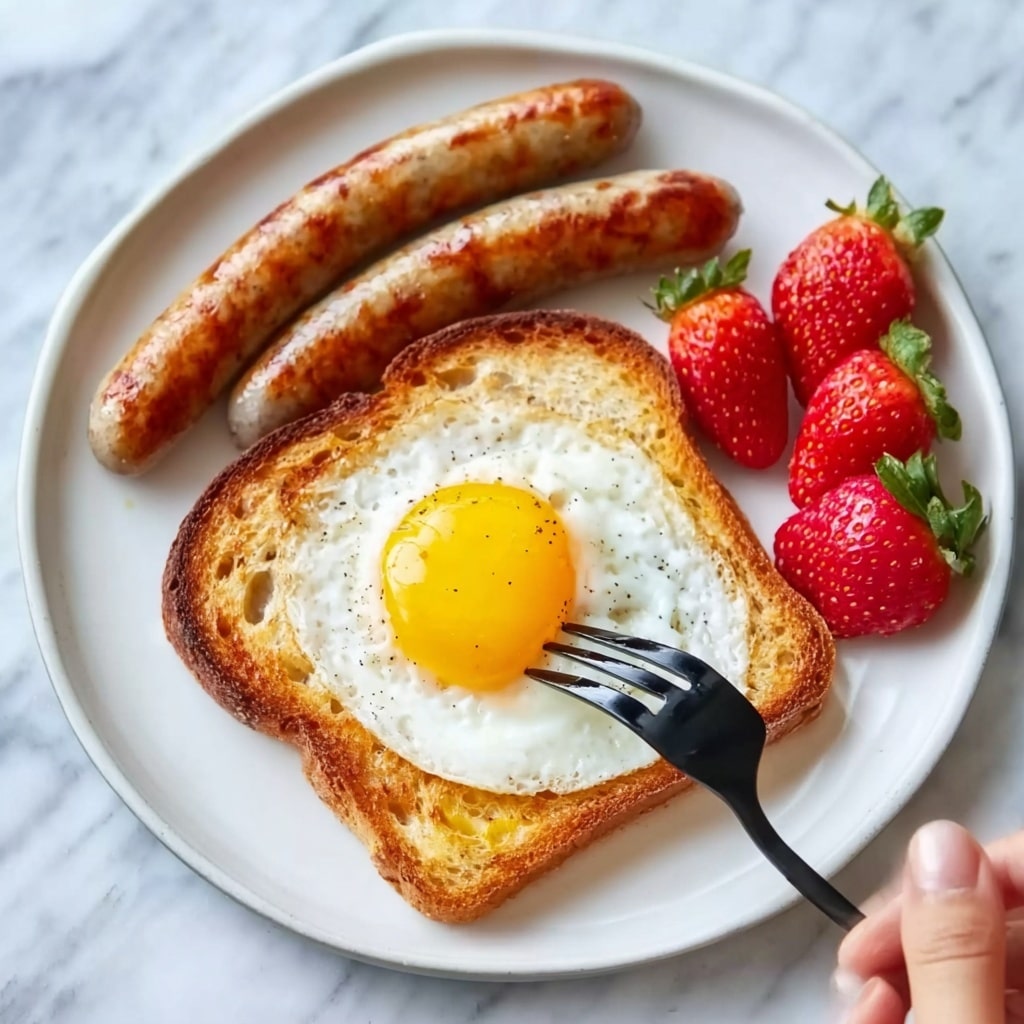 Air Fryer Egg Toast Recipe - Recipe Image