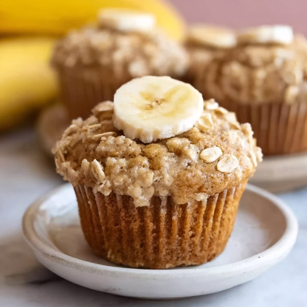 Banana Oatmeal Muffins Recipe - Recipe Image