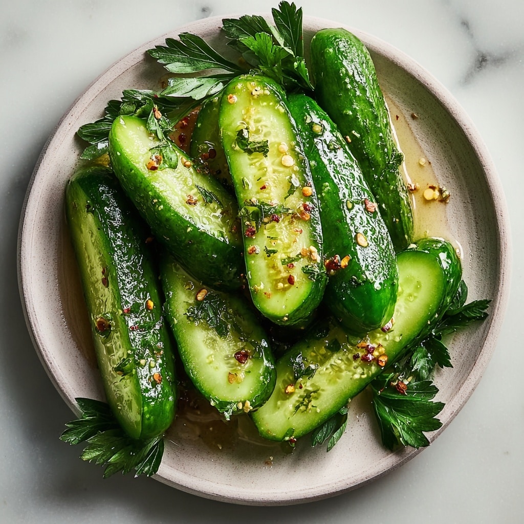 Sumac Cucumbers: A Refreshing and Zesty Side Dish Recipe - Recipe Image