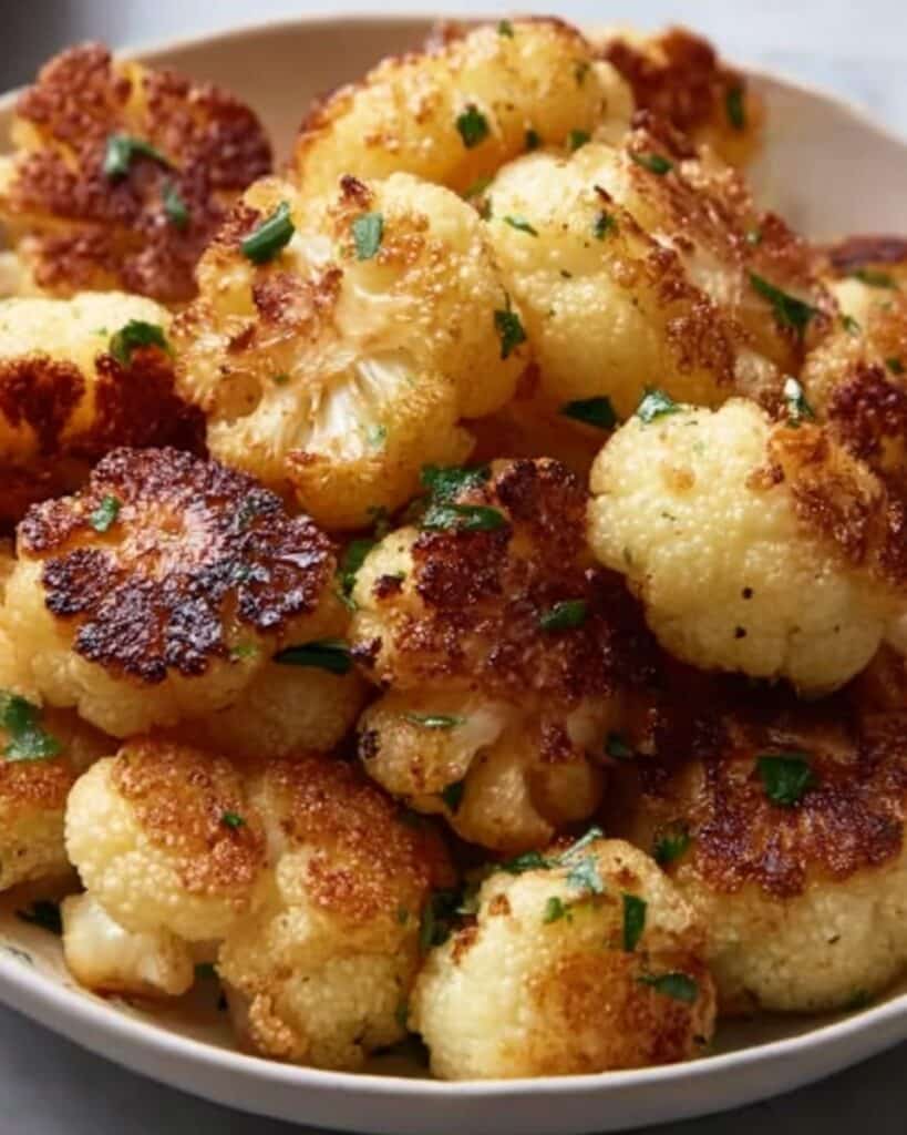 Crispy Baked Cauliflower with Garlic and Paprika Recipe