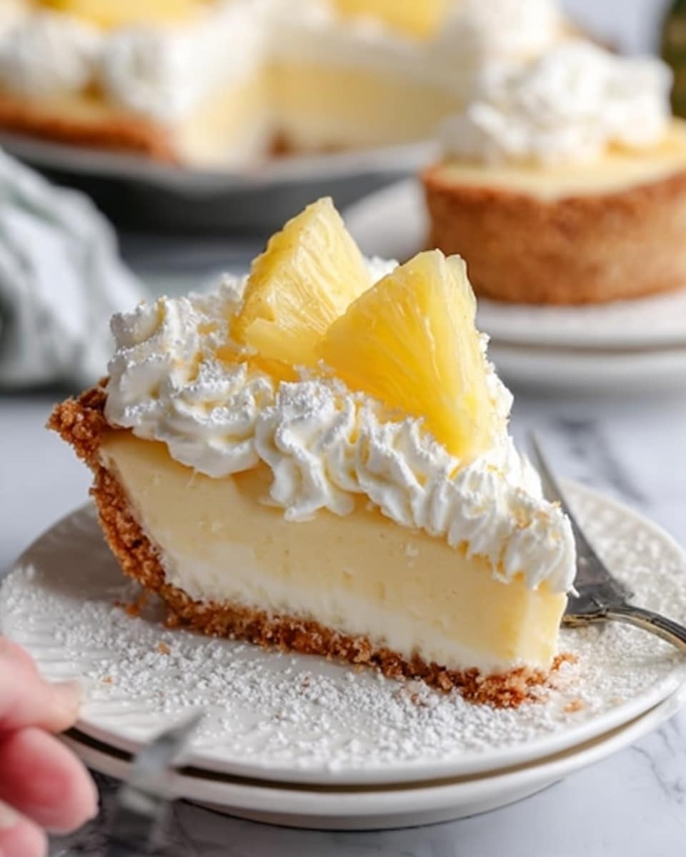 Pineapple Right Side Up Cheesecake Recipe - Recipe Image