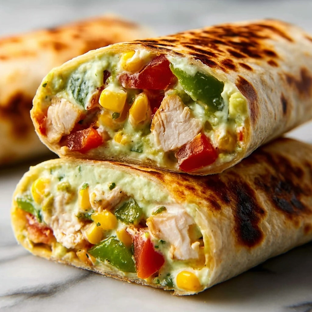 Chipotle Ranch Grilled Chicken Burrito Recipe - Recipe Image