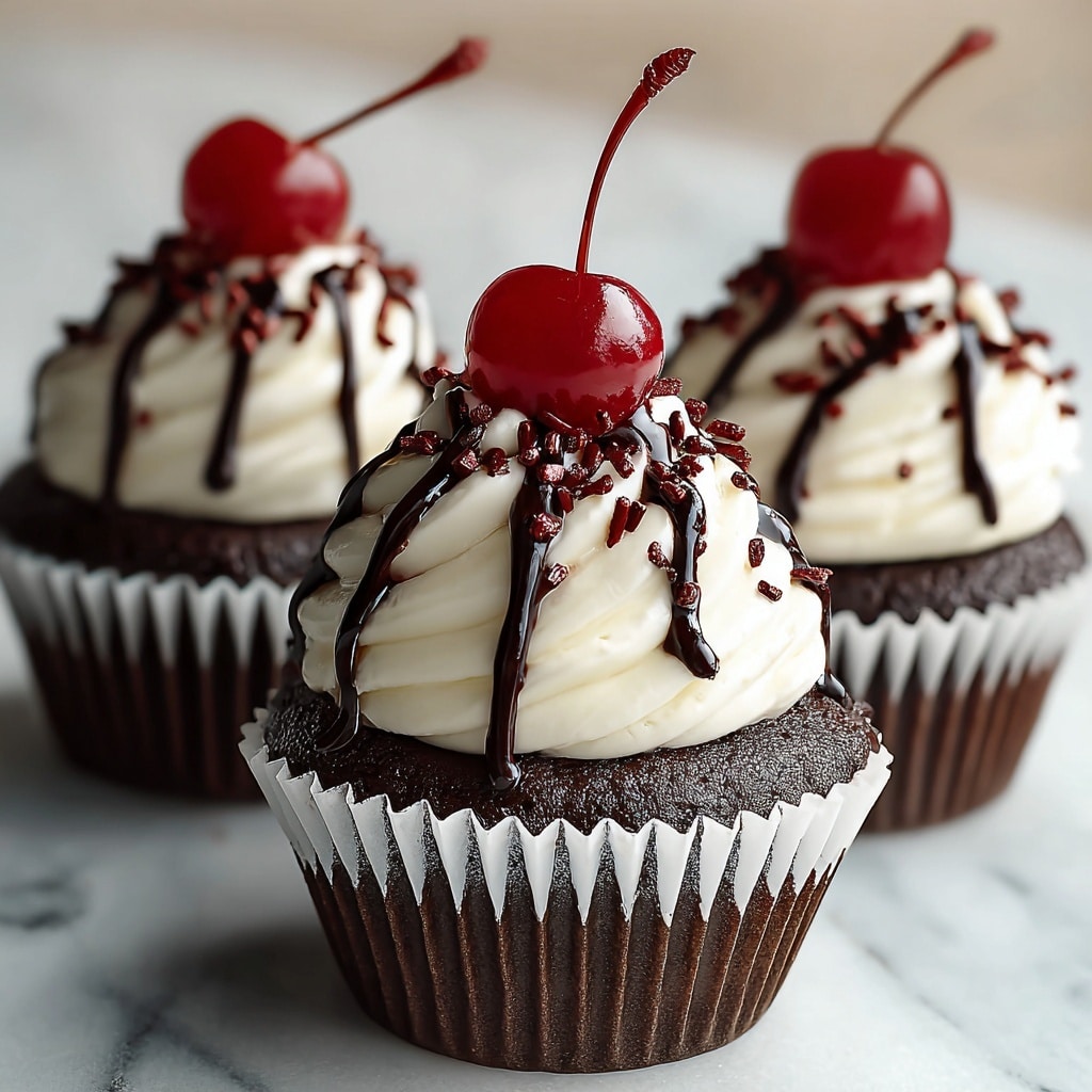 Black Forest Cupcakes Recipe - Recipe Image