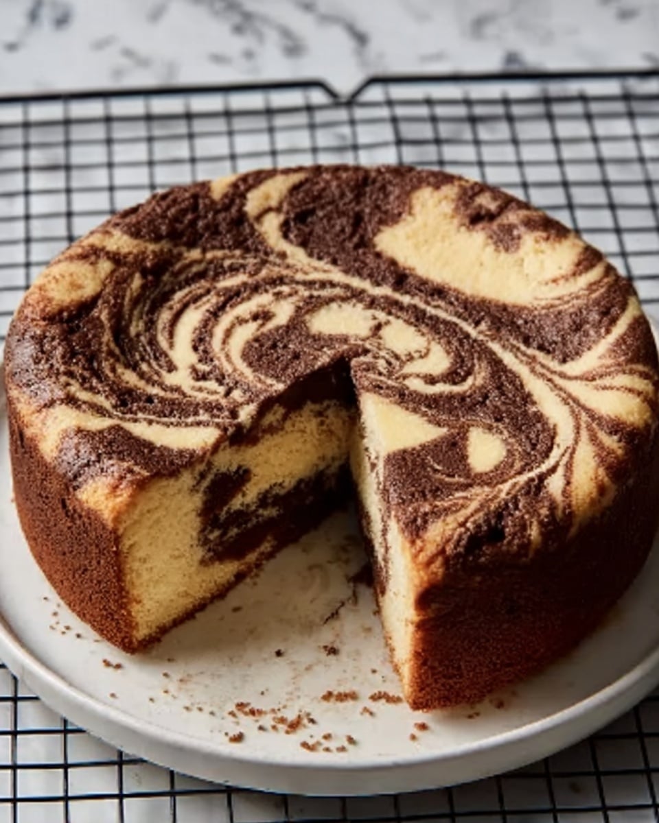 Classic Marble Cake Recipe - Recipe Image