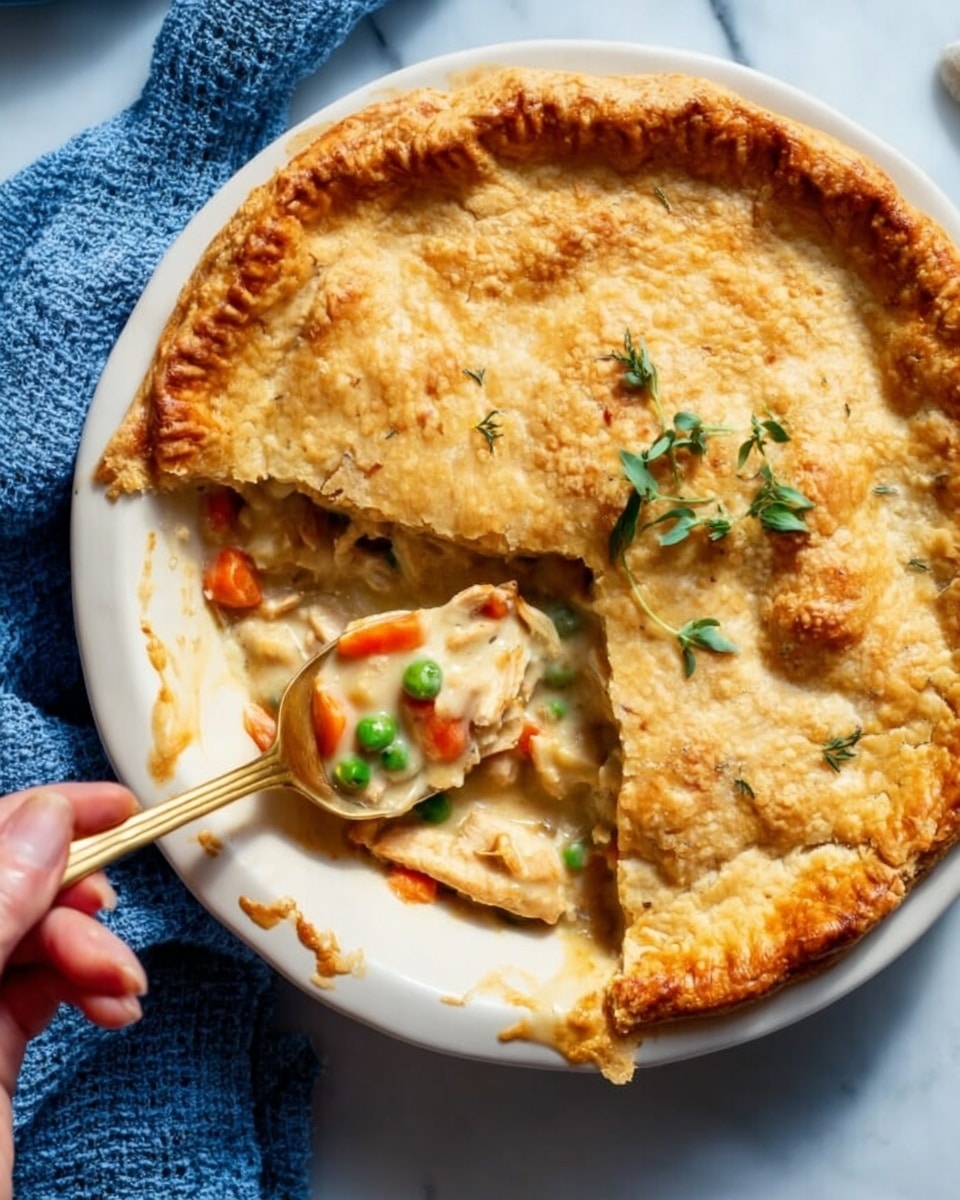 Easy Chicken Pot Pie Recipe - Recipe Image