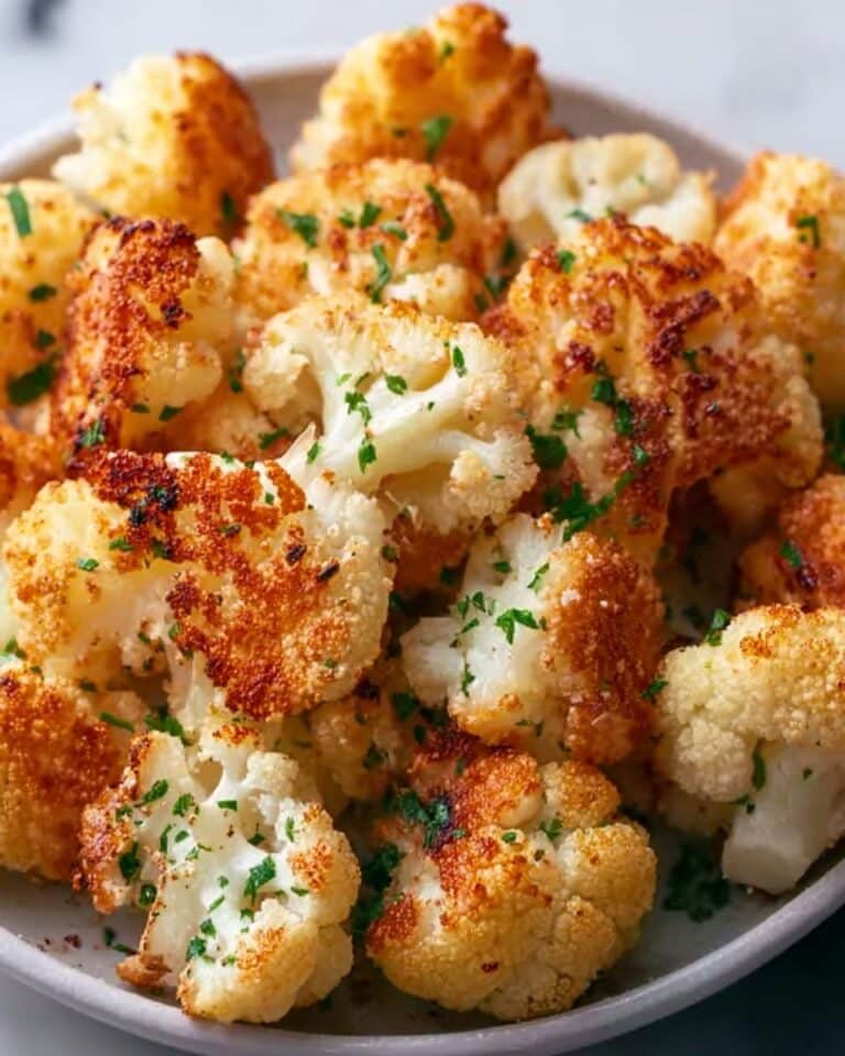 Crispy Baked Cauliflower Bites Recipe