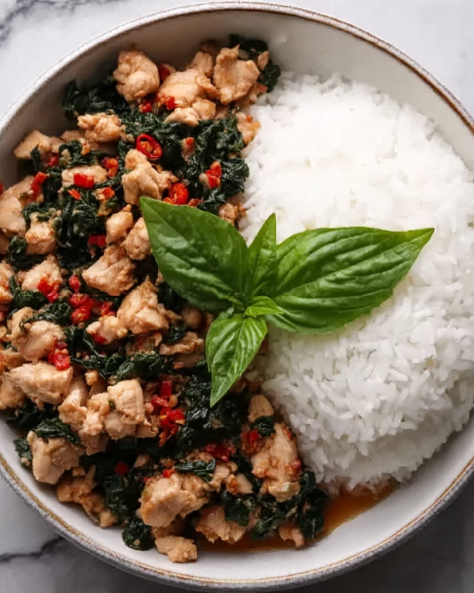 Spicy Thai Basil Chicken (Pad Krapow Gai) Recipe