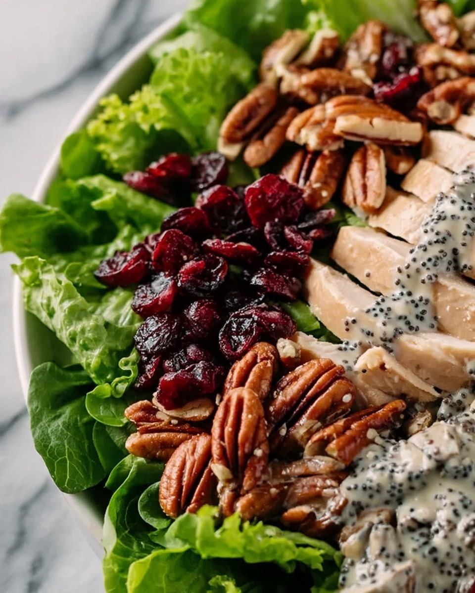 Cranberry Pecan Chicken Salad with Poppy Seed Dressing Recipe - Recipe Image