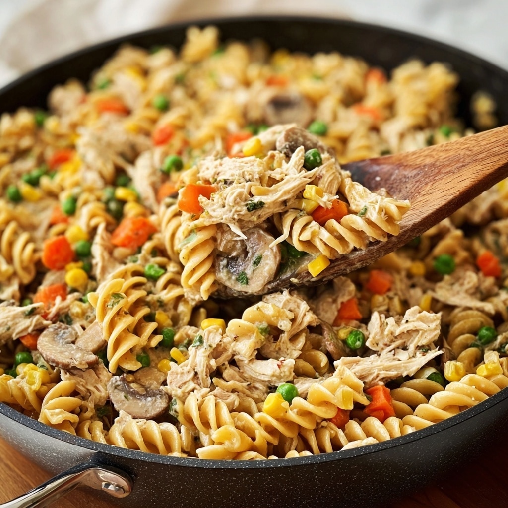 One-Pot Chicken Pot Pie Noodles Recipe - Recipe Image