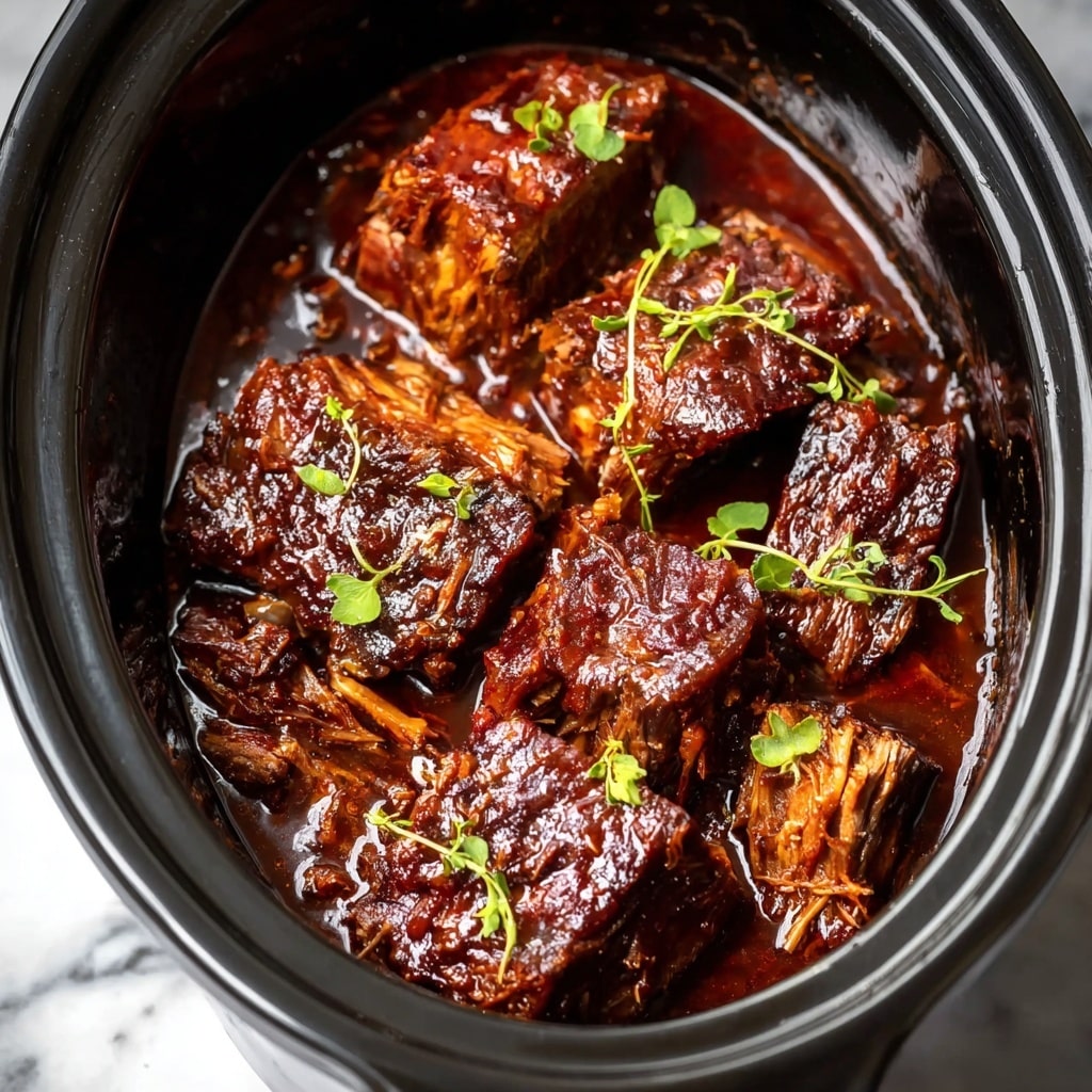 Slow Cooker 4-Ingredient Holiday BBQ Pork Recipe