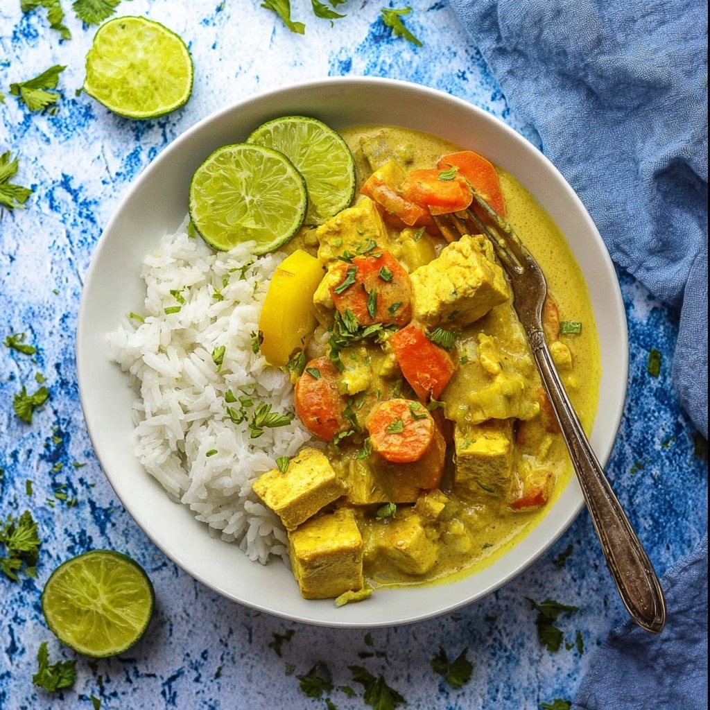 Tofu Green Curry Recipe - Recipe Image