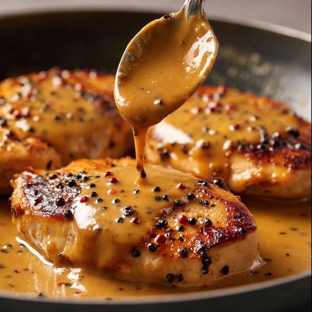 JB's Chicken au Poivre with Creamy Peppercorn Sauce Recipe - Recipe Image