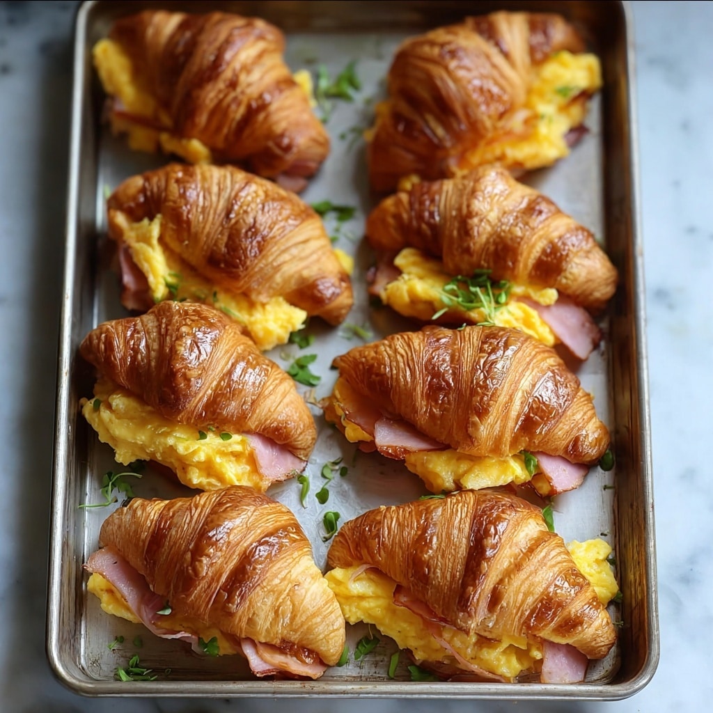Freezer Croissant Breakfast Sandwiches for Busy Mornings Recipe - Recipe Image