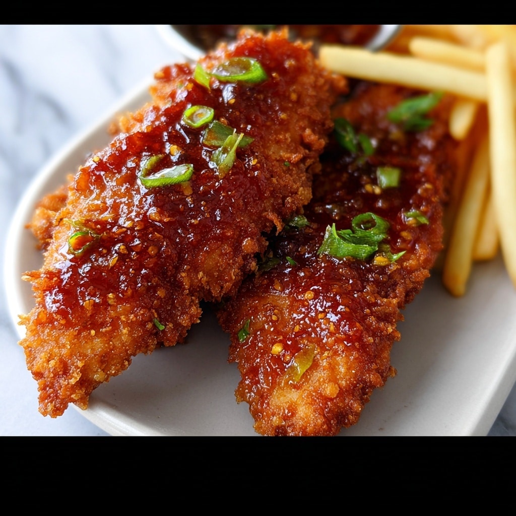 Crispy Honey Butter Chicken Tenders Recipe - Recipe Image