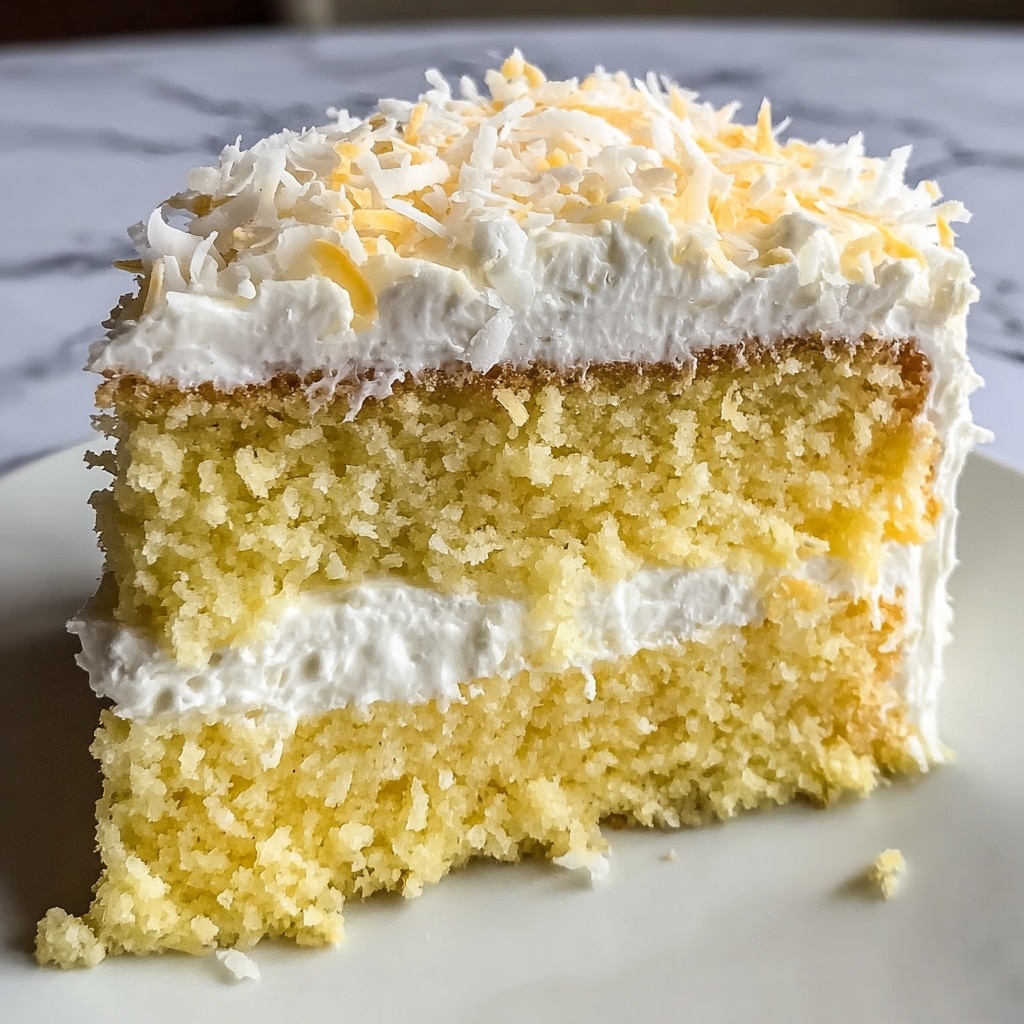 Coconut Cream Cake Recipe - Recipe Image