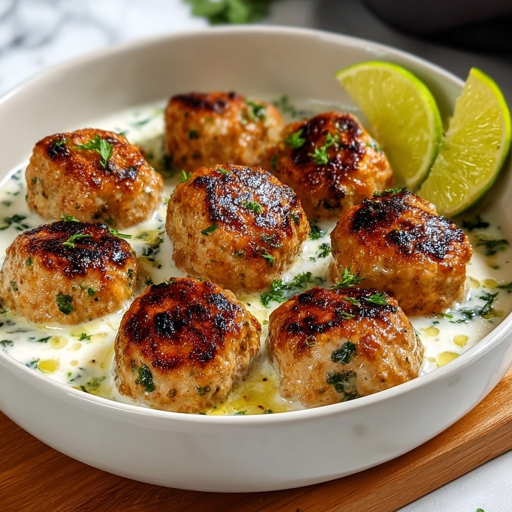 Greek Chicken Meatballs with Feta and Herbs Recipe