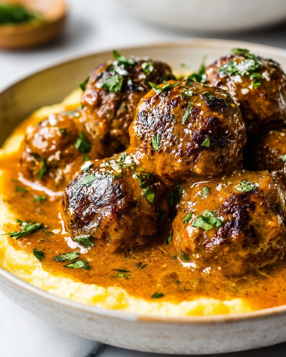 Meatball & Mashed Potato Bake Recipe - Recipe Image