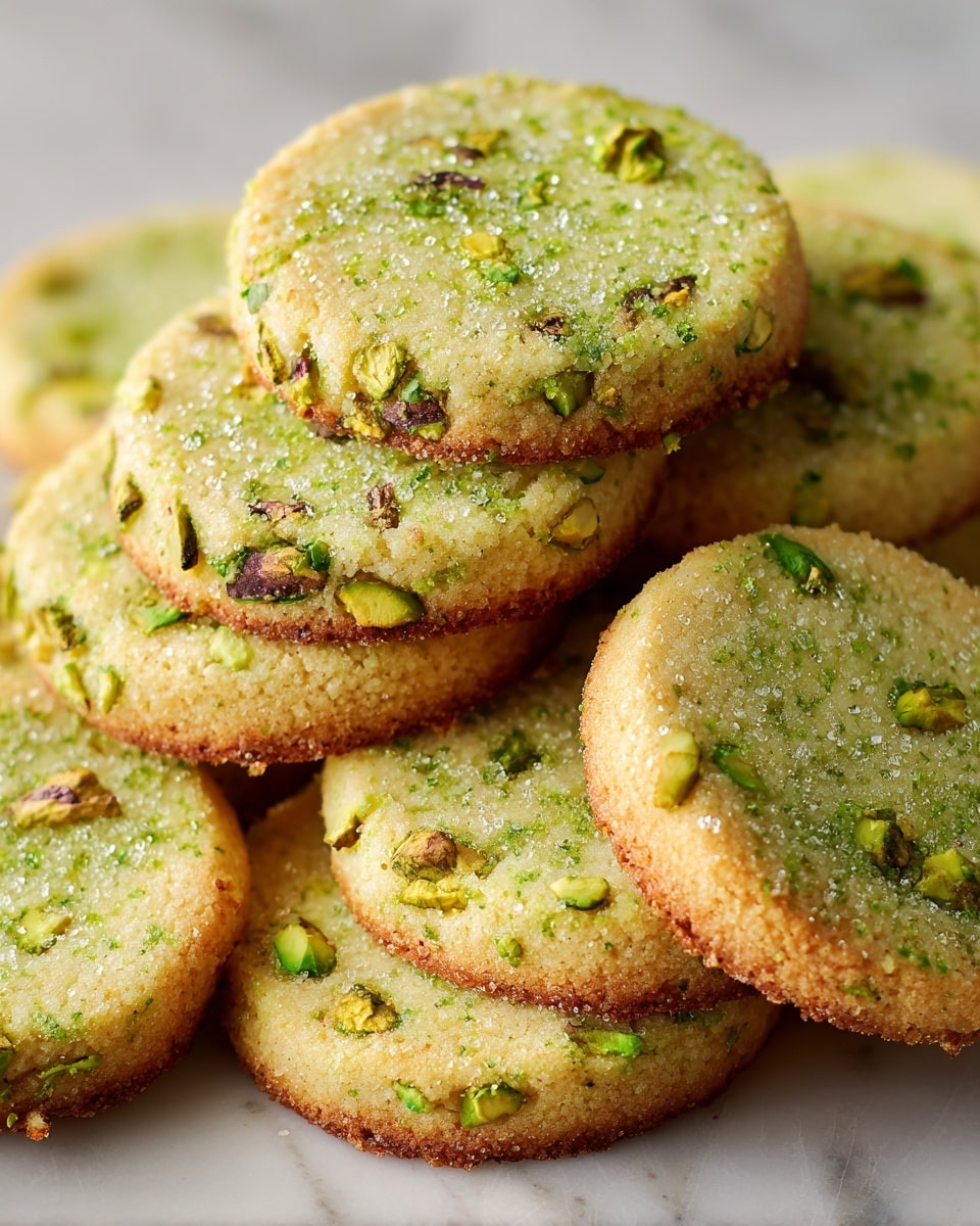 Homemade Pistachio Wedding Cookies Recipe - Recipe Image