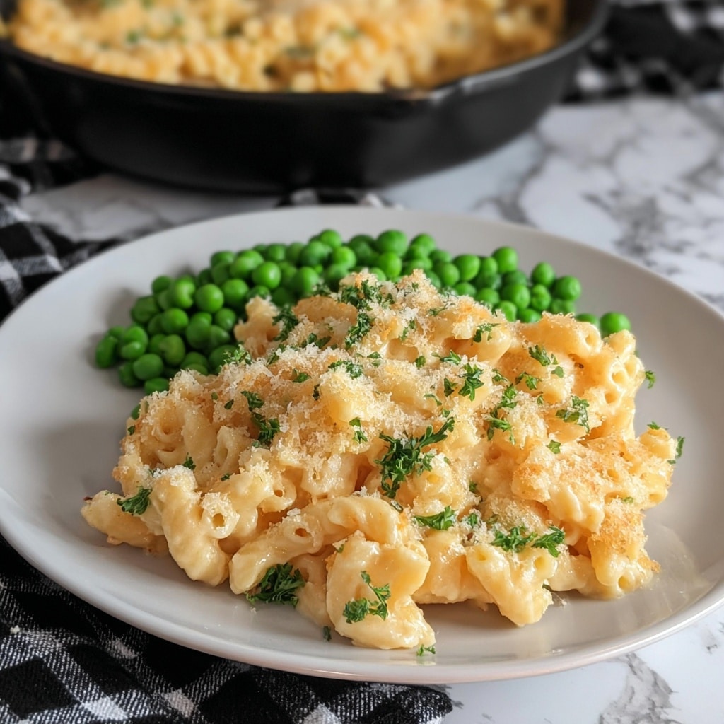 Parmesan Garlic Chicken Mac and Cheese Recipe - Recipe Image