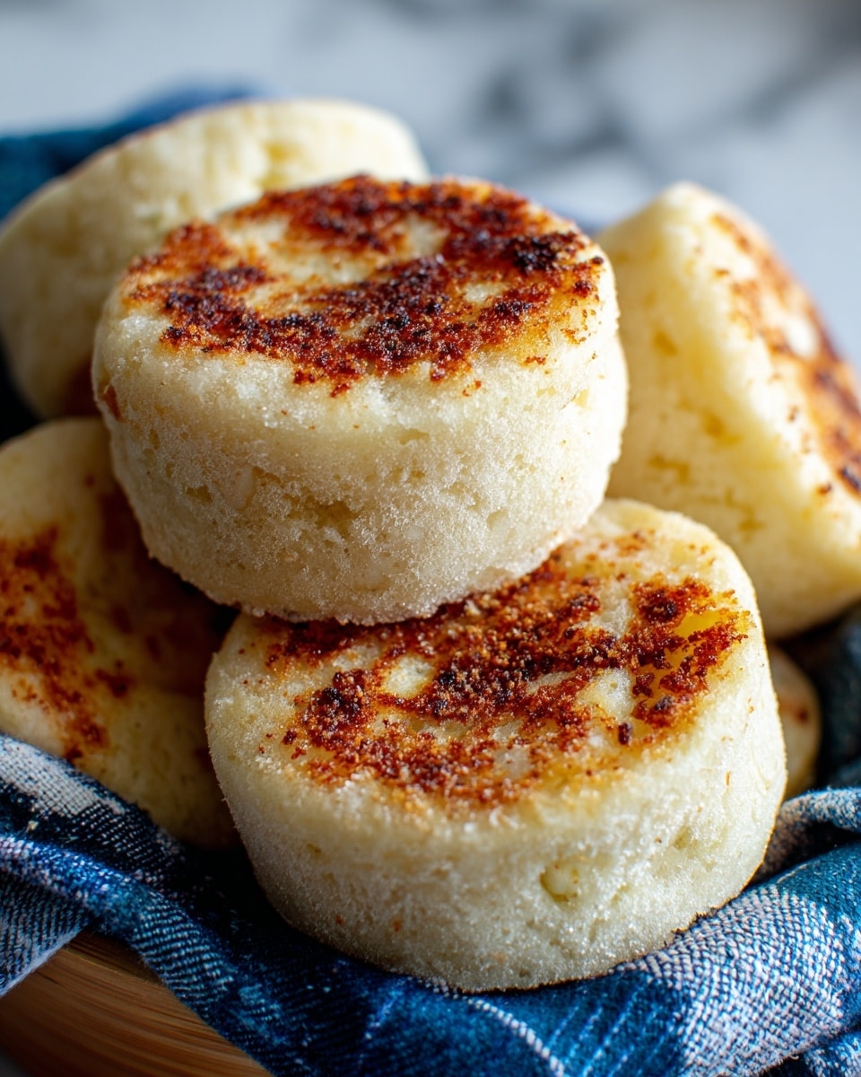 Sourdough Discard English Muffins Recipe - Recipe Image