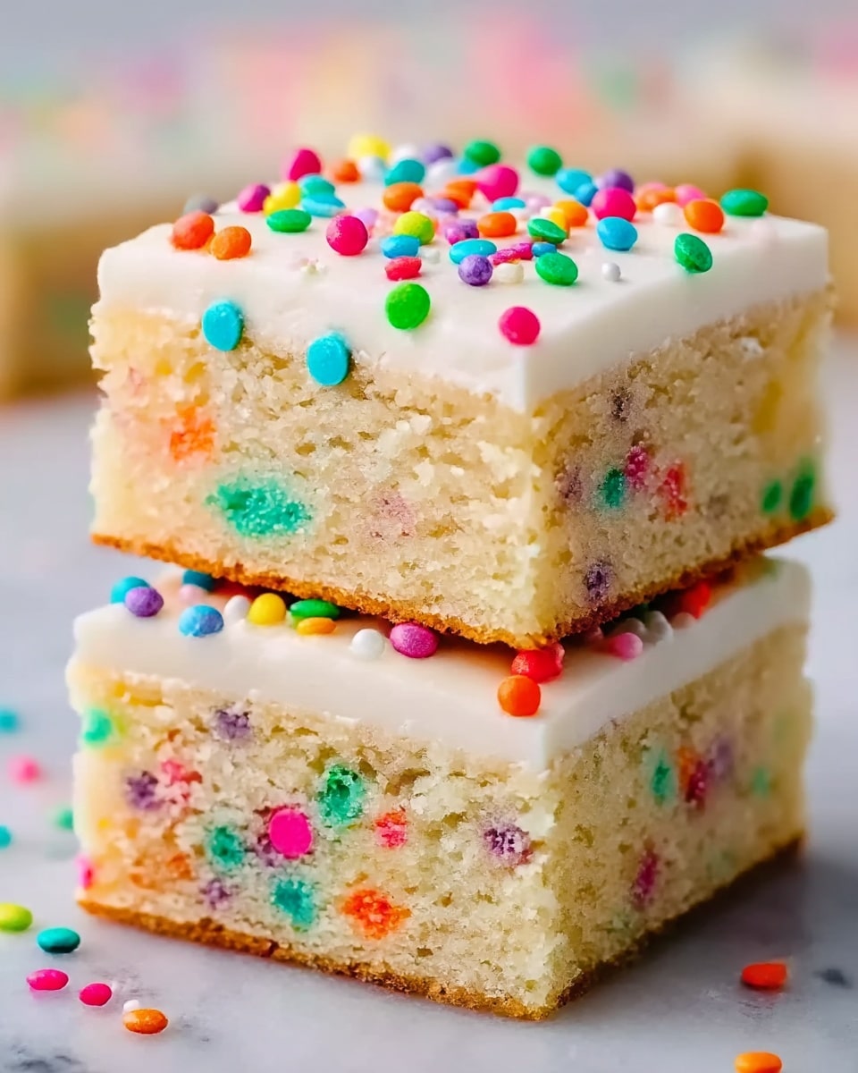 Easy Frosted Sugar Cookie Bars Recipe - Recipe Image