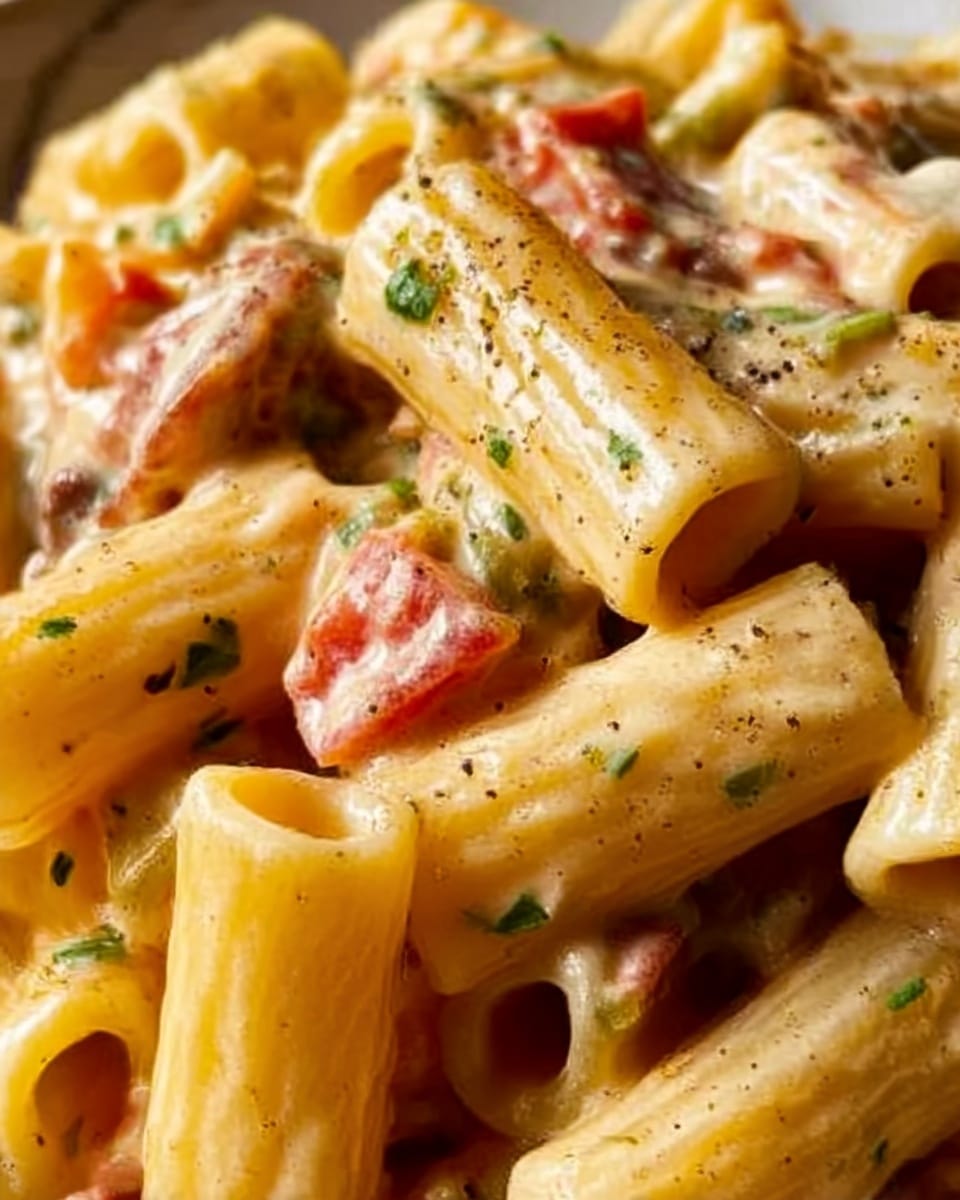 Rotel Pasta with Velveeta and Ground Chuck Recipe - Recipe Image