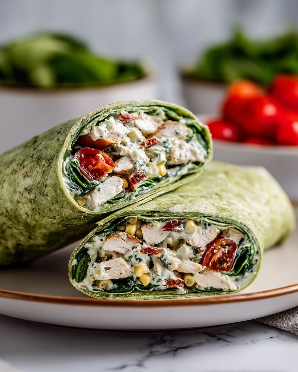 Green Goddess Chickpea Salad Wraps Recipe - Recipe Image