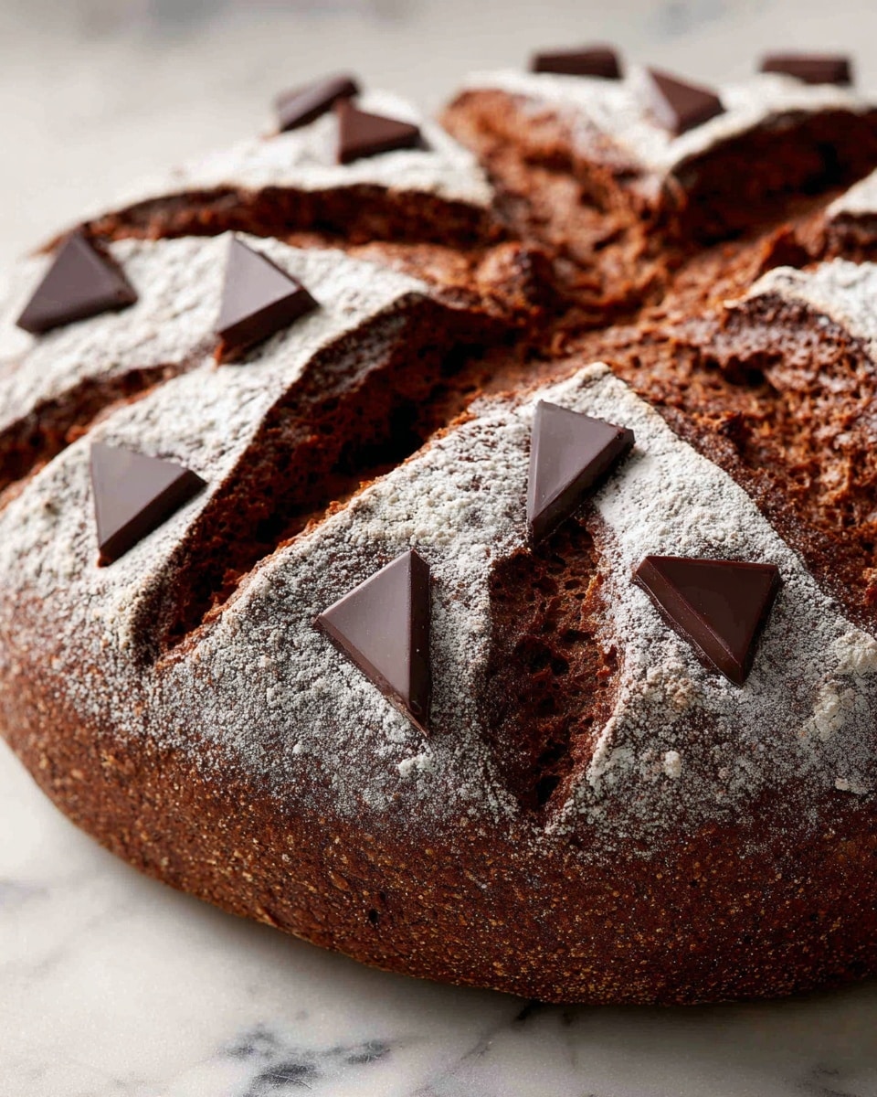 Double Chocolate Sourdough Bread Recipe - Recipe Image