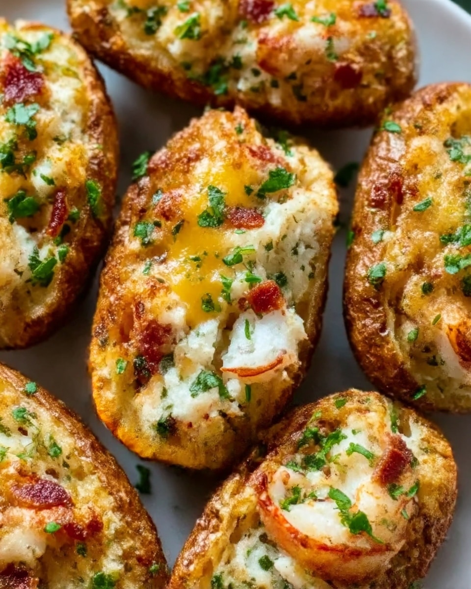 Gourmet Baked Stuffed Lobster Tails Recipe - Recipe Image